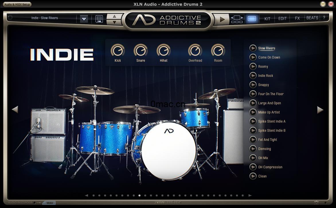 XLN.Audio.Addictive.Drums.2.1.5 架子鼓音源PC/MAC版本-0mac