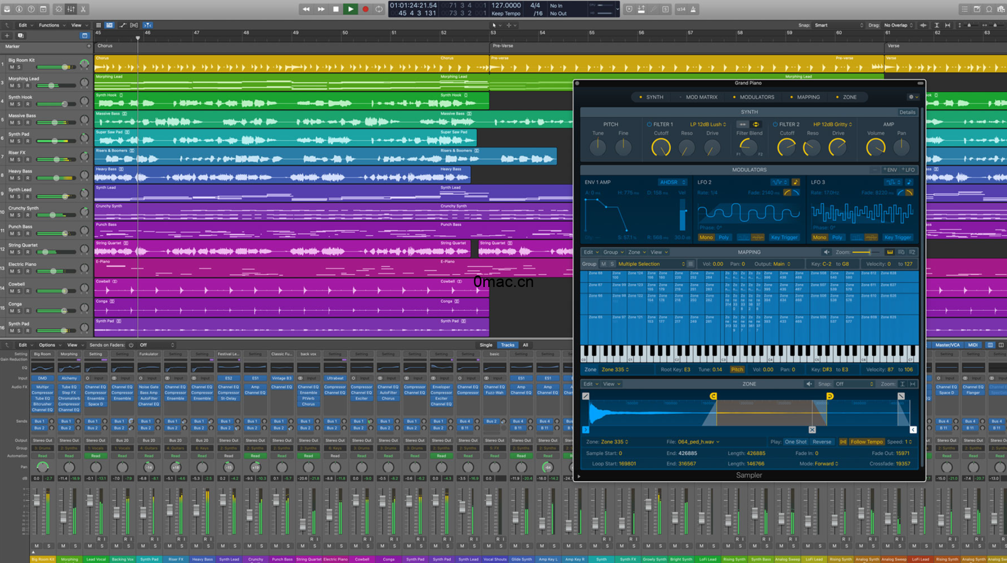 logic x pro 10.6.2+MainStage 5.5.3编曲录音MIDI制作软件(各种版本)-0mac