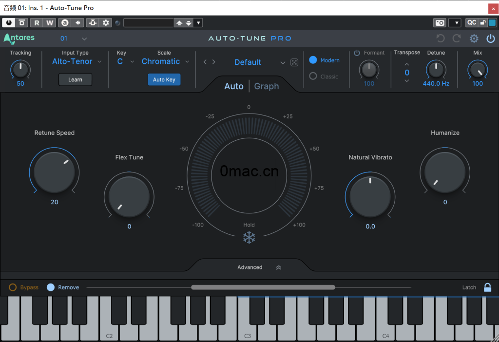 图片[1]-Antares – Auto-Tune Pro X v10.2.0人声修音插件支持windows系统ARA2扩展功能-0mac