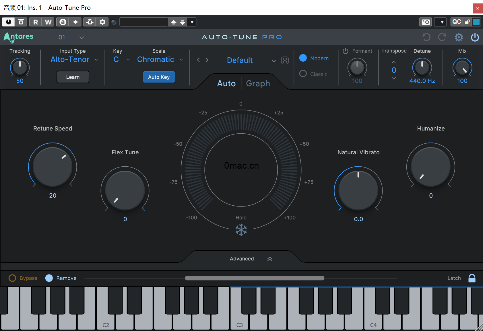 Antares – Auto-Tune Pro X v10.2.0人声修音插件支持windows系统ARA2扩展功能-0mac