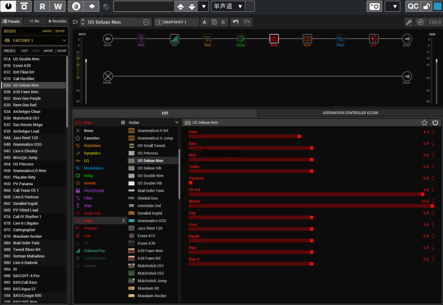 Line 6 Helix Native v3.60.0吉他效果器支持windows系统-0mac