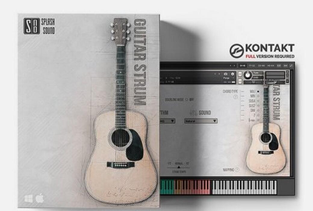 吉他采样Splash Sound – GUITAR STRUM (KONTAKT)-0mac