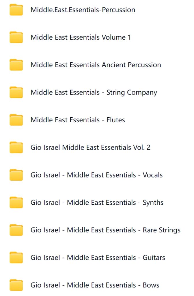 图片[1]-中东采样合集Middle East Essentials-0mac