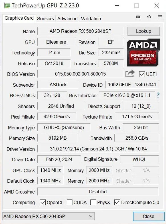 AMD RX580 2048SP刷RX570 BIOS苹果macOS完美免驱动-0mac